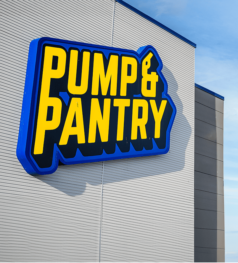 Pump & Pantry Store Sign